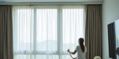 Delicate sheer drape cleaning logan-central Matty Curtain Cleaning