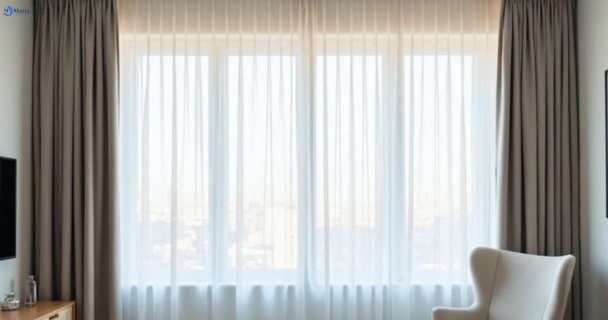 Restored vibrant drapes in logan-central QLD after Matty Curtain Cleaning